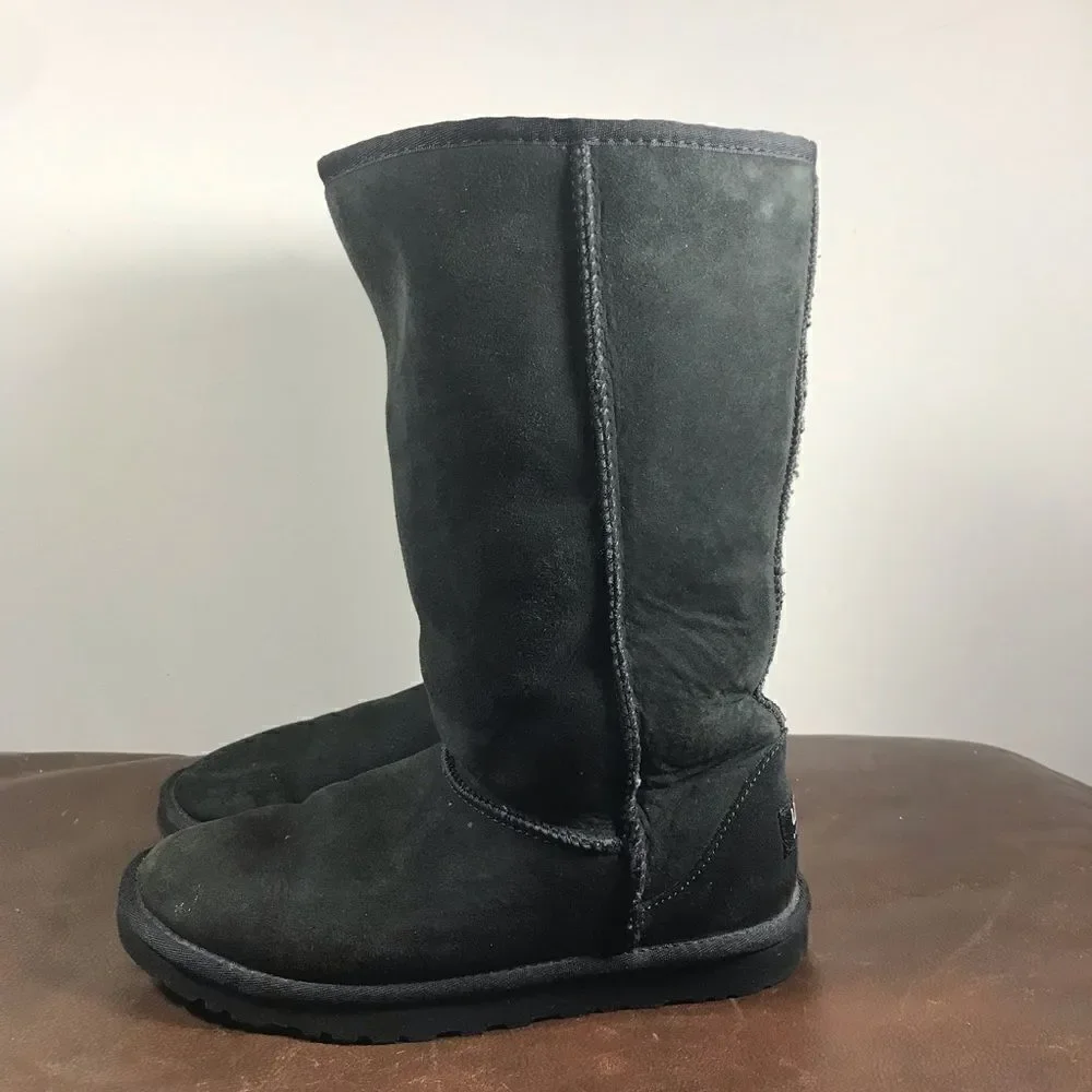 ✅Ugg Tall Classic Black Winter Boots